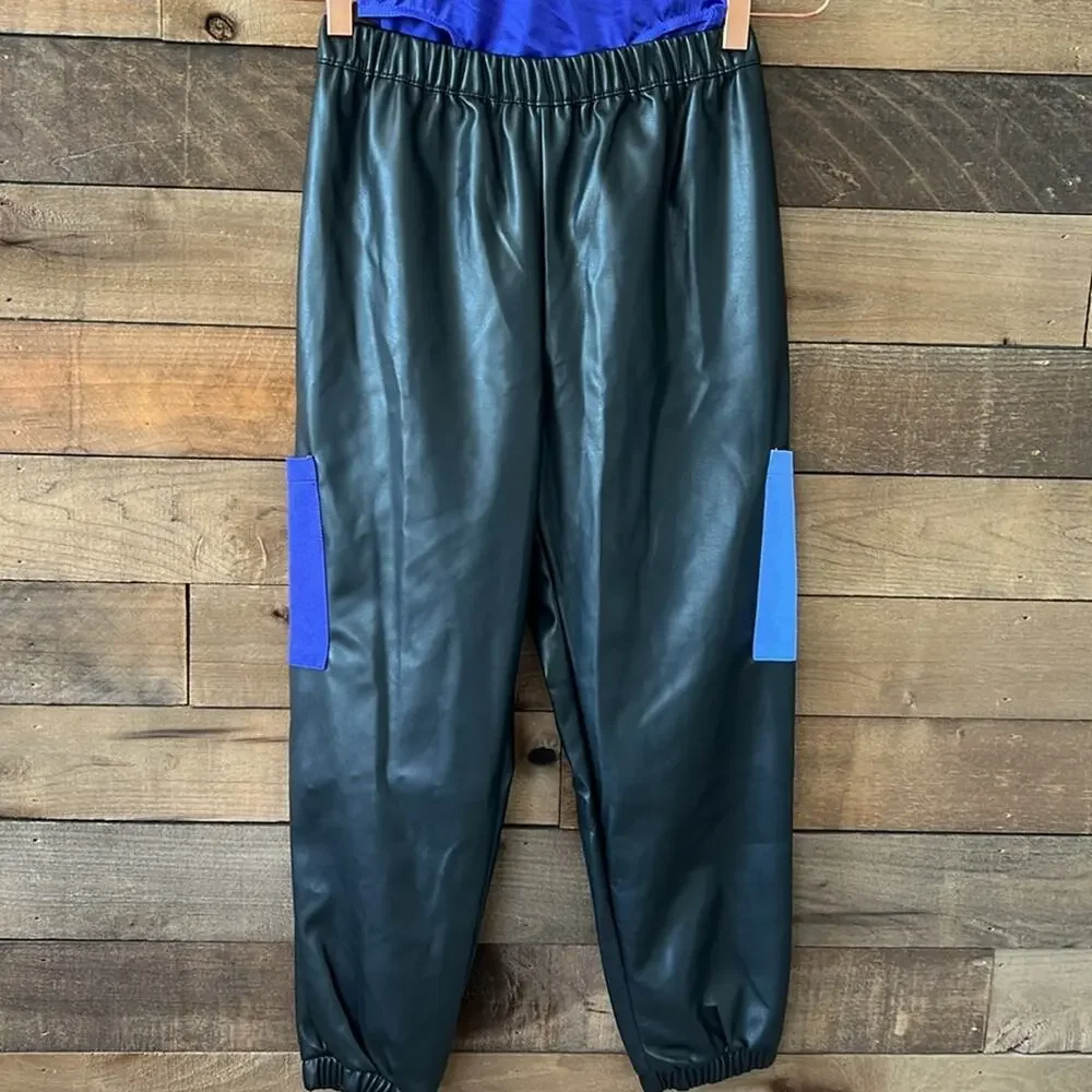 NWOT Weissman Showtime Girl's Fam Jam Dance Costume in Blue Black